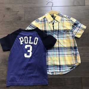 2 kids Polo shorts 3T.